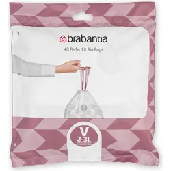 Brabantia Müllsäcke Größe V 2-3 l PerfectFit 40 St.