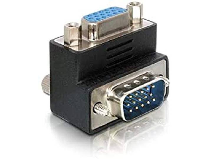 Delock Adapter VGA-stekker/bus 90° gehoekt
