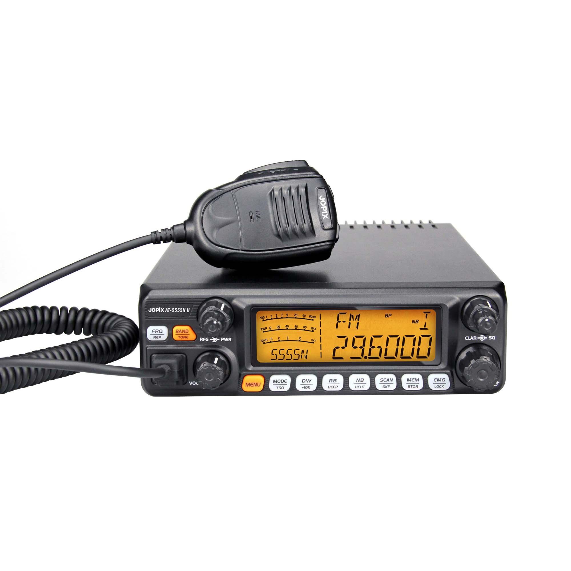 Jopix AT-5555N II 10m Funkgerät Mobiltransceiver 60W AM FM SSB CW