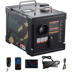 VEVOR Standheizung 8 kW DC 12 V/24 V, tragbarer All in One Dieselheizung Lufterhitzer mit Bluetooth-Steuerung & Fernbedienung & LCD-Bildschirm, 7 L Kraftstofftank für Lkw Wohnmobile SUVs