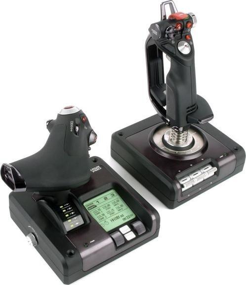 Logitech G Saitek X52 Professional H.O.T.A.S. (für PC, USB 2.0) 945-000003