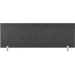 Schreibtisch-Set desktopz Klemme Farbe: anthrazit, Größe: 150x50x1cm