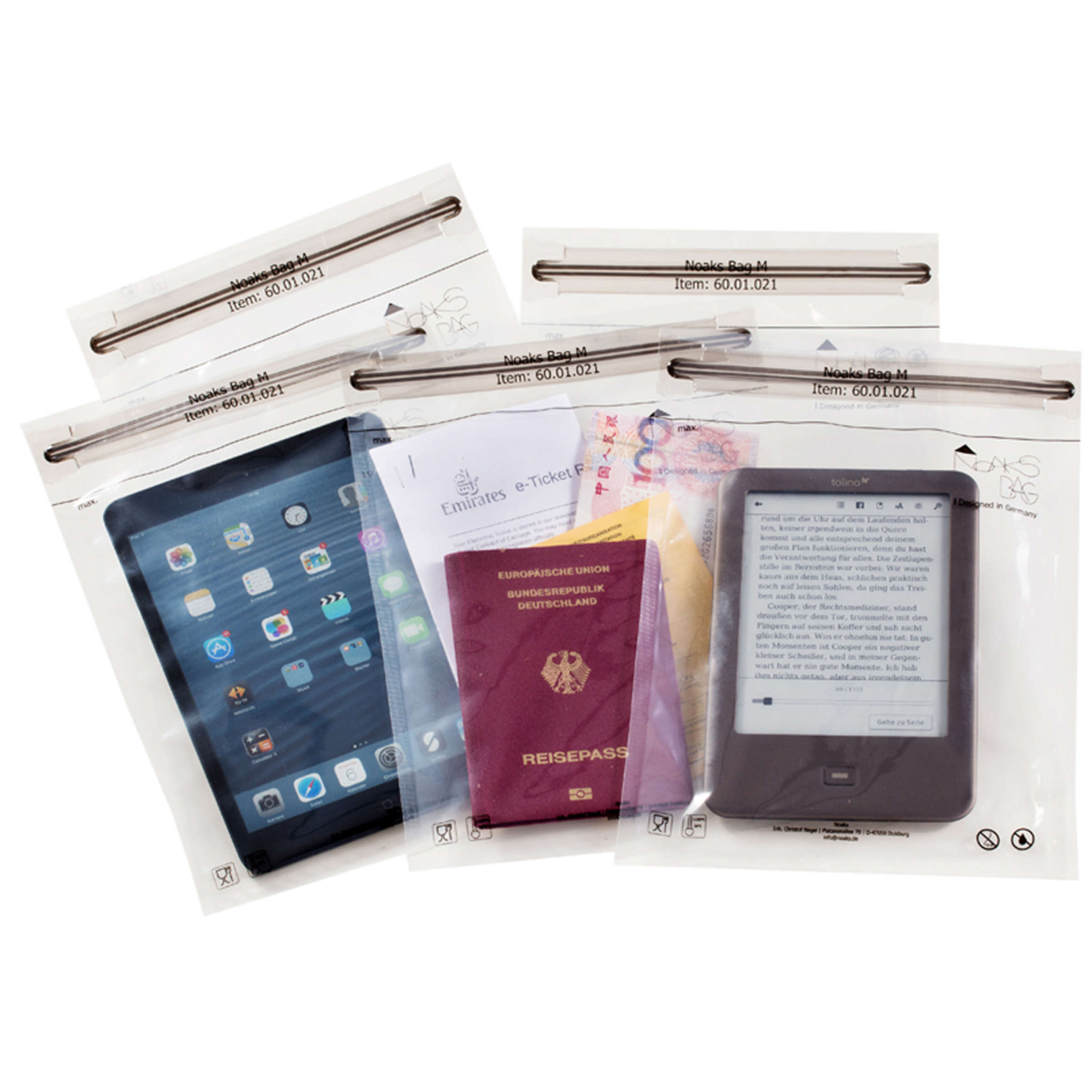Noaks Spezial-Zip Bag Schutzhülle Schutzhüllen & Schutzboxen grau