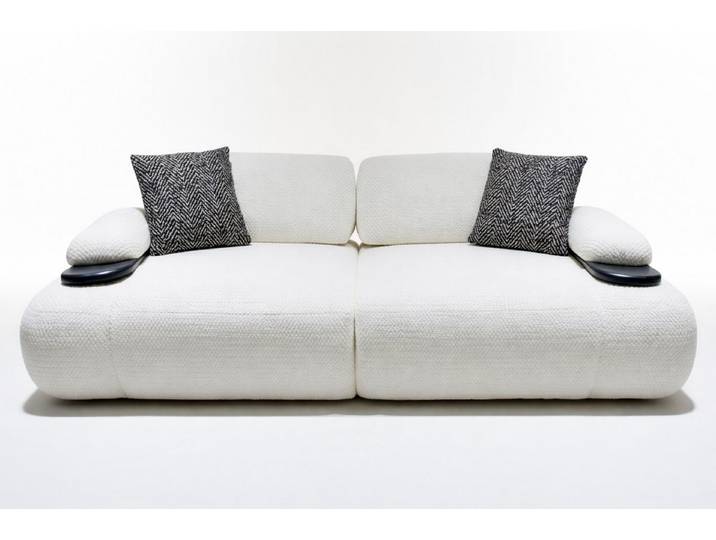 JVmoebel Sofa Elegantes 3-Sitzer-Sofa Farbe: Weiß Modernes Design Lounge-Sofa, 1 Teile