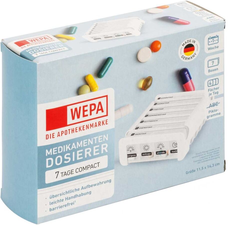 Wepa 7 Tage Compact Wochenmagazin Weiß 1stk
