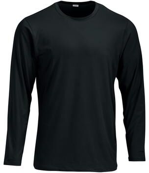 Paragon SM0222 Aruba Extreme Performance Long Sleeve T-Shirt in Black size 2XL   Polyester/Spandex Blend 222