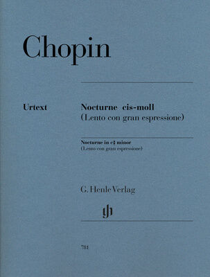 Henle Verlag Chopin Nocturne cis-moll