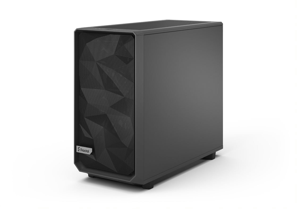 Fractal Design Meshify 2 Gaming PC Gehäuse Big-Tower Grau gedämmt Seitenfenster