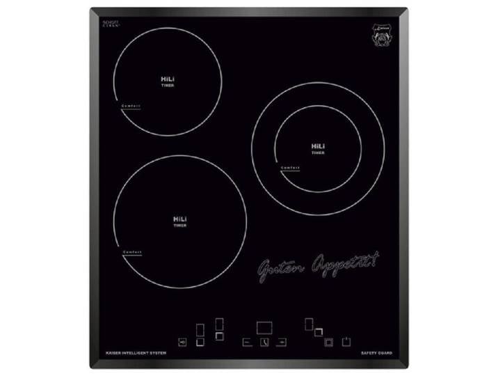 Kaiser Küchengeräte Elektro-Kochfeld KCT 4745 F, 45 cm, Schwarz Glas, Facette, Restwärmeanzeige