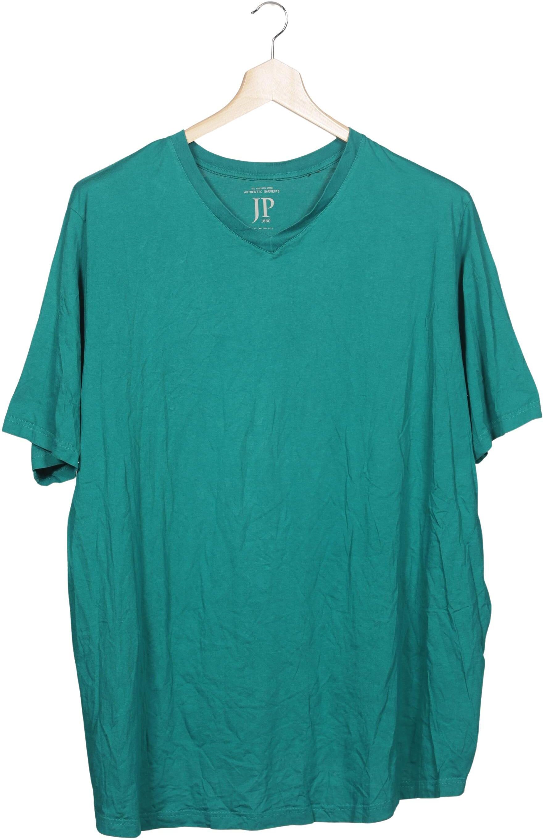 JP 1880 Herren T-Shirt, Grün, Gr. 9Xl, kein / Etikett - Second Hand