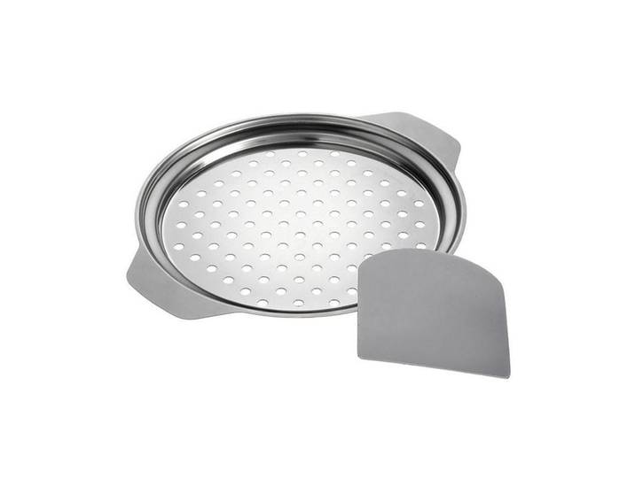 Spätzlehobel WESTMARK Spätzle Topfaufsatz mit Schaber , silber, Edelstahl, Küchenreiben, Spätzlehobel