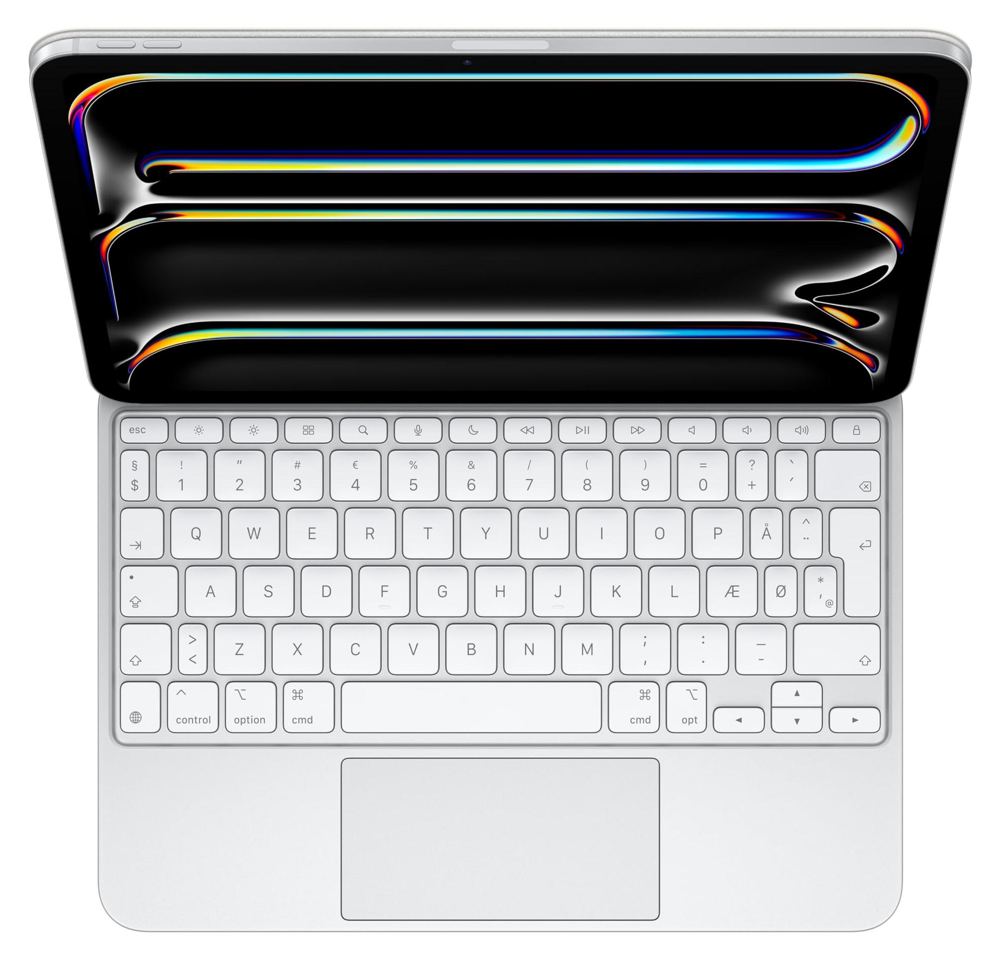 Apple Magic Keyboard, QWERTY, Dänisch, Trackpad, Scherenschalter, 1 mm, Apple