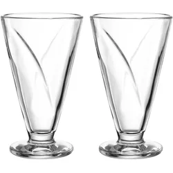 Eisschalen-Set CONO (DH 9,30x16 cm) - transparent - DH 9,30x16 cm