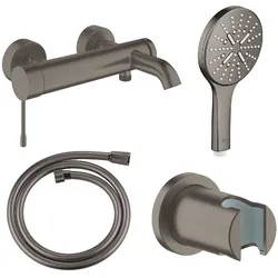 Set Badewannen- und Duscharmatur Grohe Essence 33624AL1, Handbrause Grohe Rainshower 26574AL0, 27074AL0, 28362A01