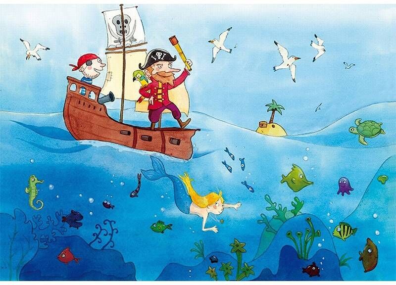 Puzzle Michèle Wilson Puzzle bois - Les pirates - 24 pcs