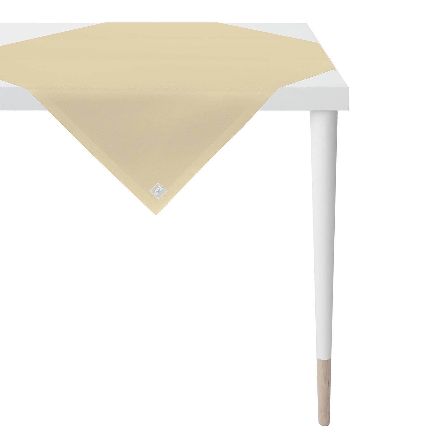 home24 Tafelkleed Gundaroo beige/zand 88 x 88 cm
