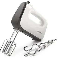 Philips 5000 Series HR 3740/00, Handmixer, Weiss, Grau
