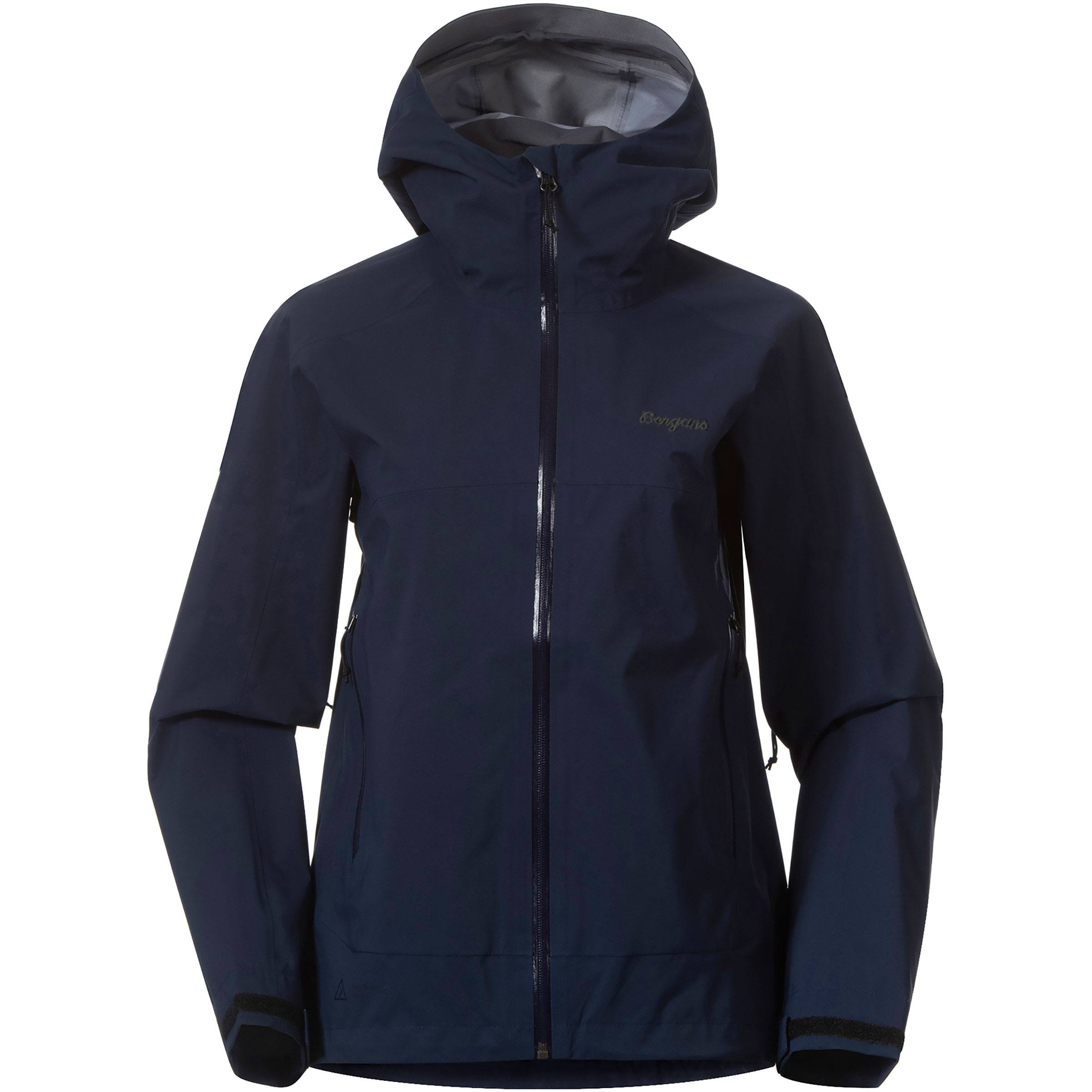 Bergans Vaagaa Allround 3L Shell Damen Regenjacke blau Größe S Trekking Elastisch Wasserabweisend