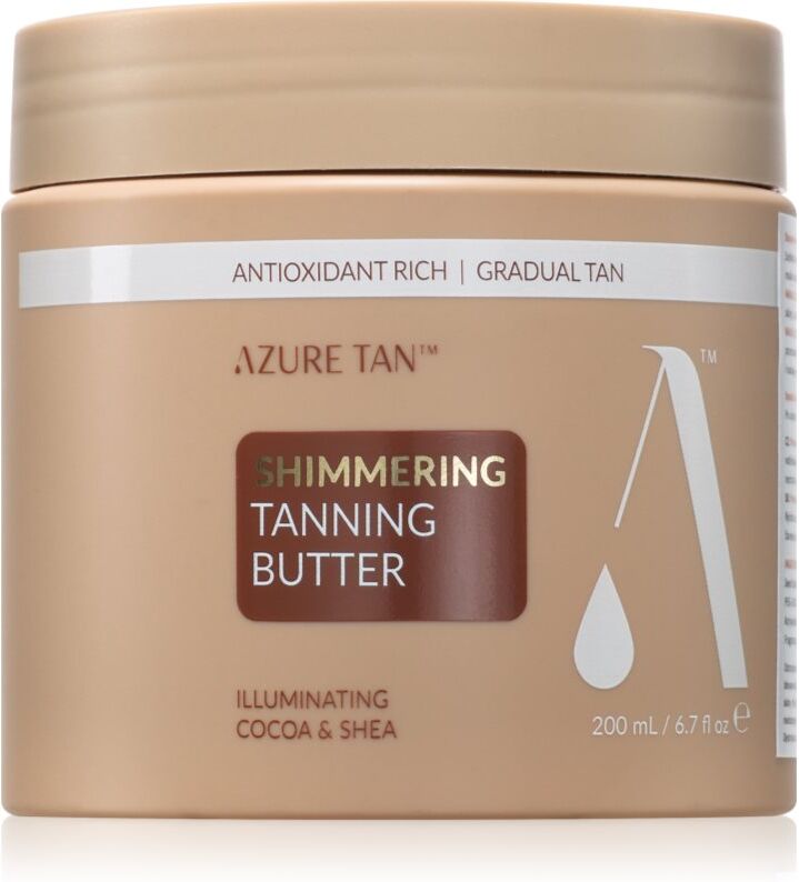 Azure Tan Shimmering baume teinté corps à paillettes 200 ml