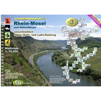 TourenAtlas TA3 Rhein-Mosel, Set von Erhard Jübermann, Jübermann, E, 978-3-929540-76-5
