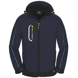 BIG Arbeitsschutz,  Herren Softshelljacke Montana blau Groesse 3XL (3XL)