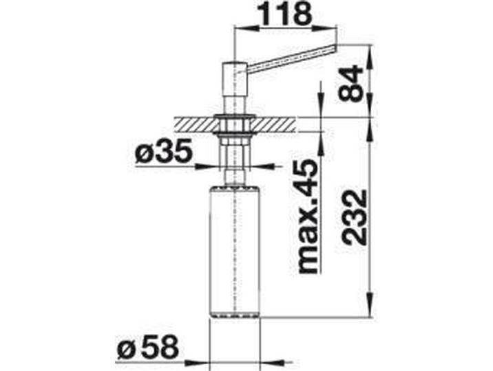 Blanco Torre rvs geborsteld/inox brossé