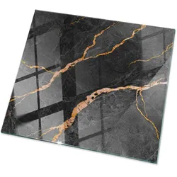 TISCHPLATTE 50x50 cm Marmormuster mit Adern