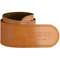 Brooks, Veloschuhe Zubehör, Leder Hosenschnappband, honig, Braun