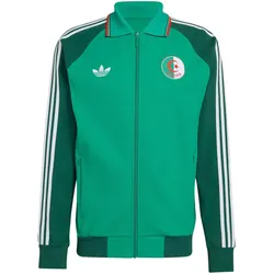 adidas FAF Algerien Auswärts Einlaufjacke WM 2026 Herren JZ6311 - court green/team dark green XS
