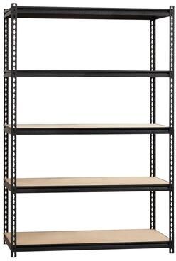 Iron Horse 2300 lb Riveted Shelving, 4 or 5 Shelf Black