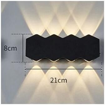 Useful Little Things Minimalist Waterproof Aluminum LED Outdoor Wall Light Sconce In 4W, 6W, And 8W Output Options 8w cool White(5500 7000k)