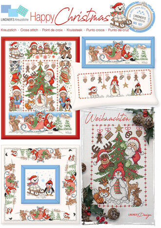 Stickvorlage "Happy Christmas"