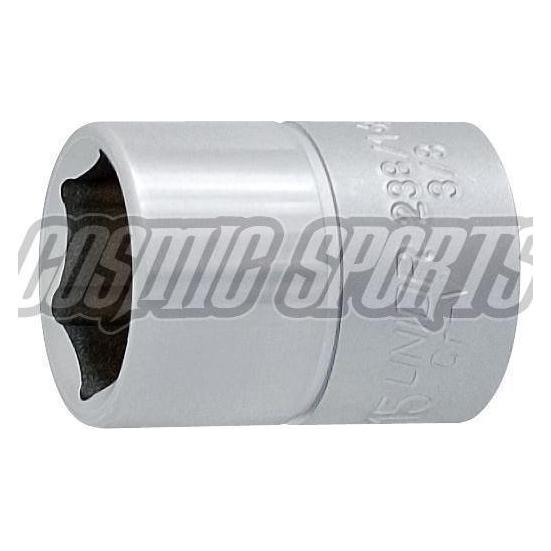 Unior Sechskantsteckschlüssel mit Innenvierkantantrieb 3/8 Zoll, 12mm 238/1 6p (12 mm) (41903400)