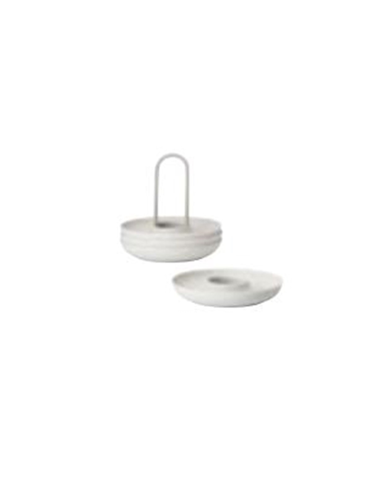 Zone Denmark - Singles Egg Cups with Holder - Warm Grey - Set of 4