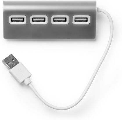 Port USB personnalisé en aluminium bicolore Plerion Argent TAILLE UNIQUE ADULTE
