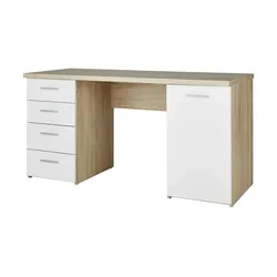 Schreibtisch  Newa , holzfarben , Maße (cm): B: 145 H: 76 T: 60.0