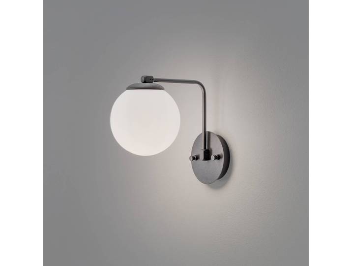 Wandleuchte Daisy Opviq, dimmbar, schwarz, für Wohn- / Esszimmer, Glas, Wandlampe
