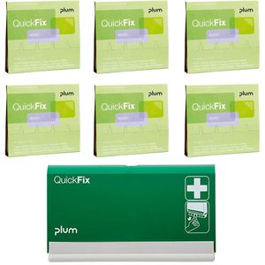 Plum Pflaster QuickFix Elastic, 270 Strips, elastisch, inkl. Pflasterspender, 7,2 x 2,5cm