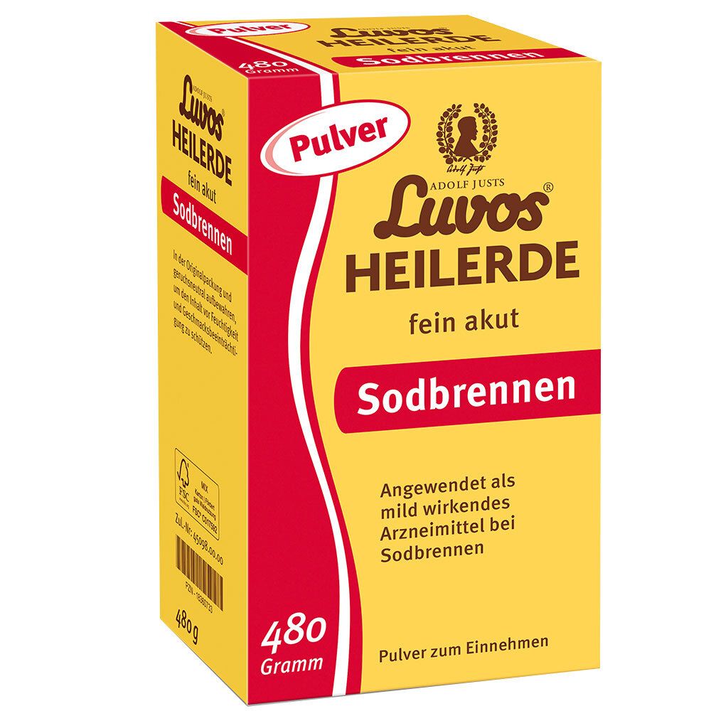 Luvos Heilerde fein akut Sodbrennen Pulver 480 g
