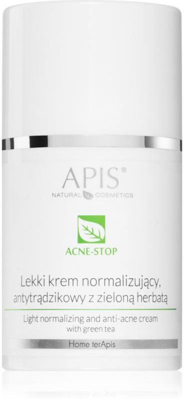 Apis Natural Cosmetics Acne-Stop Home TerApis leichte Creme gegen Akne zur Regulation der Talgbildung 50 ml