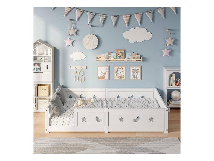 LuxusKollektion Kinderbett Kinder Bett 90x200 Montessori