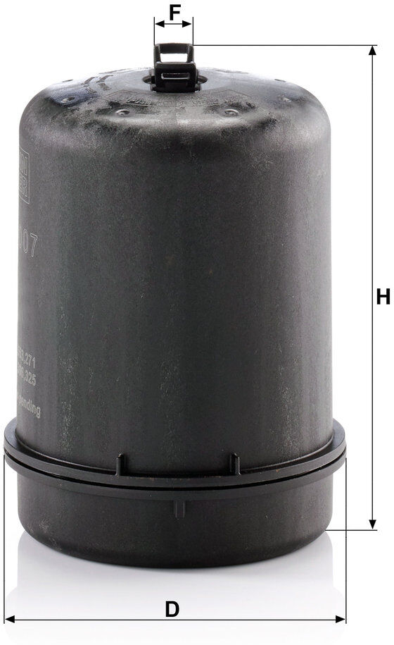 Mann-Filter Ölfilter Zr9007 100mm Für Daf