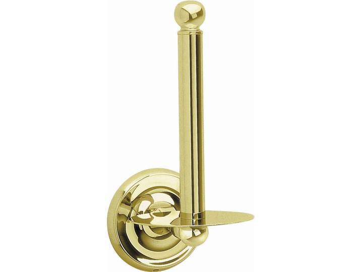 Smedbo Toilettenpapierhalter, Goldfarben, Metall, 8.5x11.2x23.4 cm, Badezimmer, WC Ausstattung, Toilettenpapierhalter