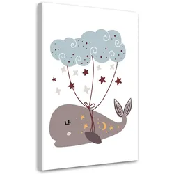 WANDBILD wal und wolke boho