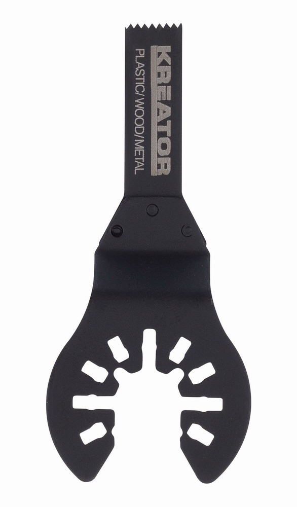 Kreator Metal 10 mm multifunctioneel mes, zwart