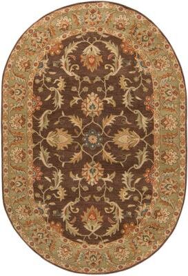 Livabliss Artistic Weavers Coliseum Hand Tufted Traditional Border Wool Area Rug