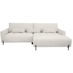 BOOOM Ecksofa mit Funktion Lissabon Stoff Dove
