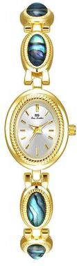 Uplift Essentials Luxury Vintage Gold Shell Bracelet Watch multicolor