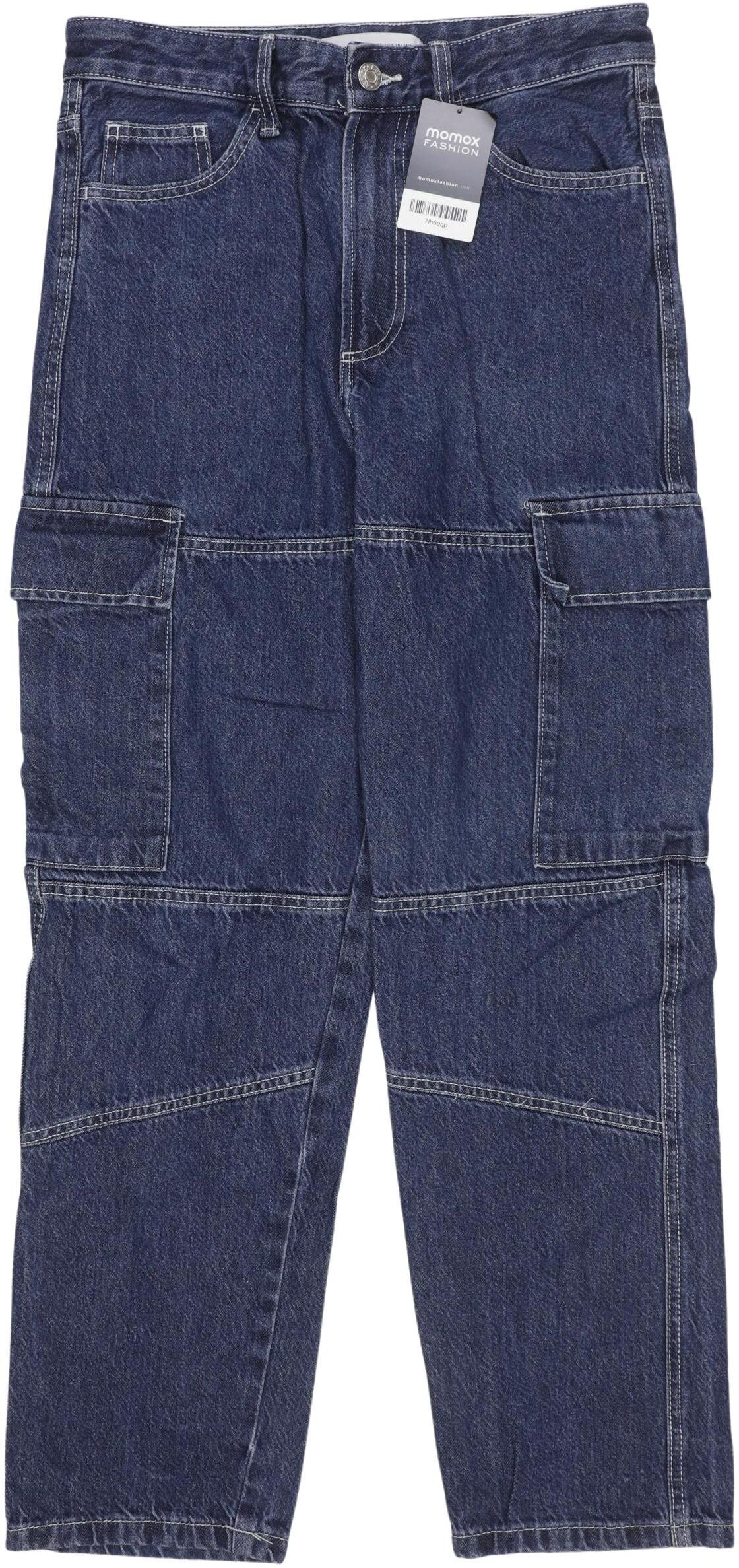 bershka Herren Jeans, Blau, Gr. W29, Baumwolle - Second Hand