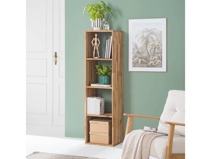 Étagère GrapWOOD Chêne massif huilé Marron/Chêne 39 x 149cm Chêne